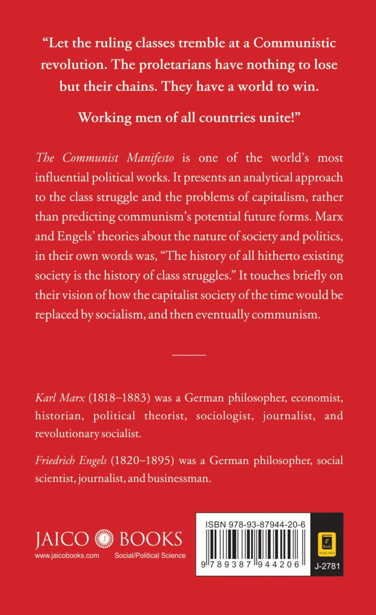 Buy The Communist Manifesto by Friedrich Engels, Karl Marx online ...